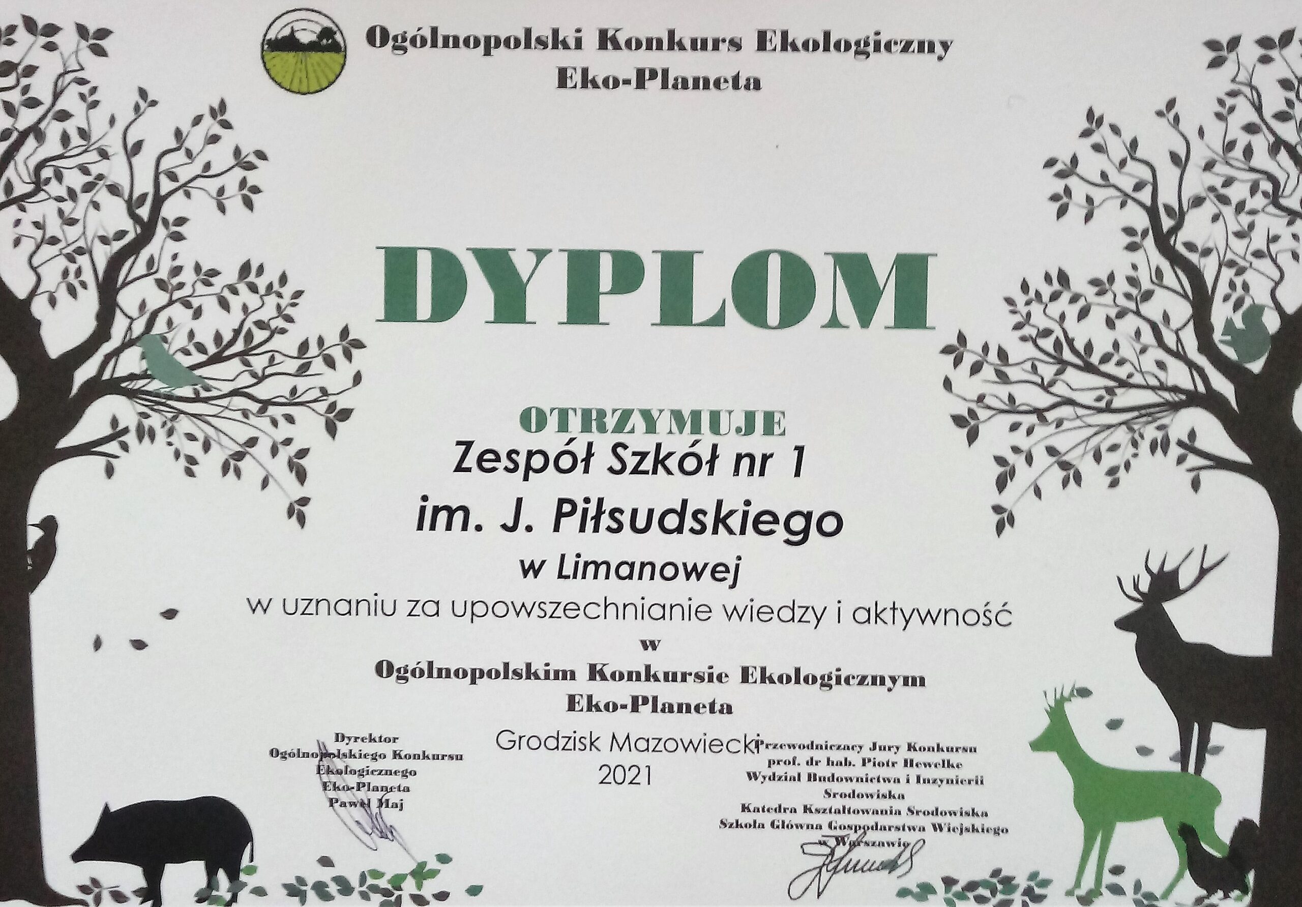 Wyniki Ogólnopolskiego Konkursu Ekologicznego EKO-PLANETA