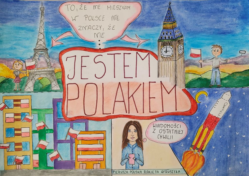 Uczennice Zespołu Szkół Nr 1 w Limanowej wśród laureatów konkursu plastycznego pod nazwą „Patriotyzm Jutra”