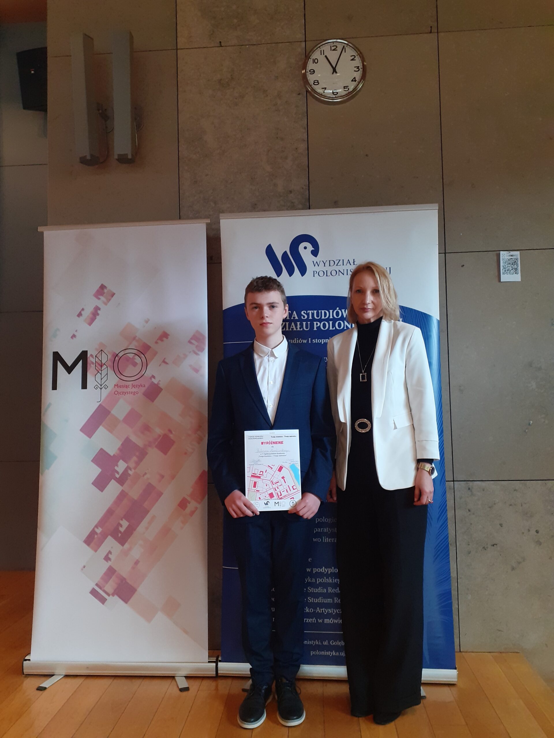 Fabian Mordarski finalistą V Ogólnopolskiego Konkursu: „Twoja dzielnica – Twoja mównica”