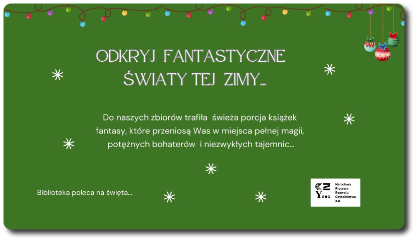 Odkryj fantastyczne światy tej zimy…