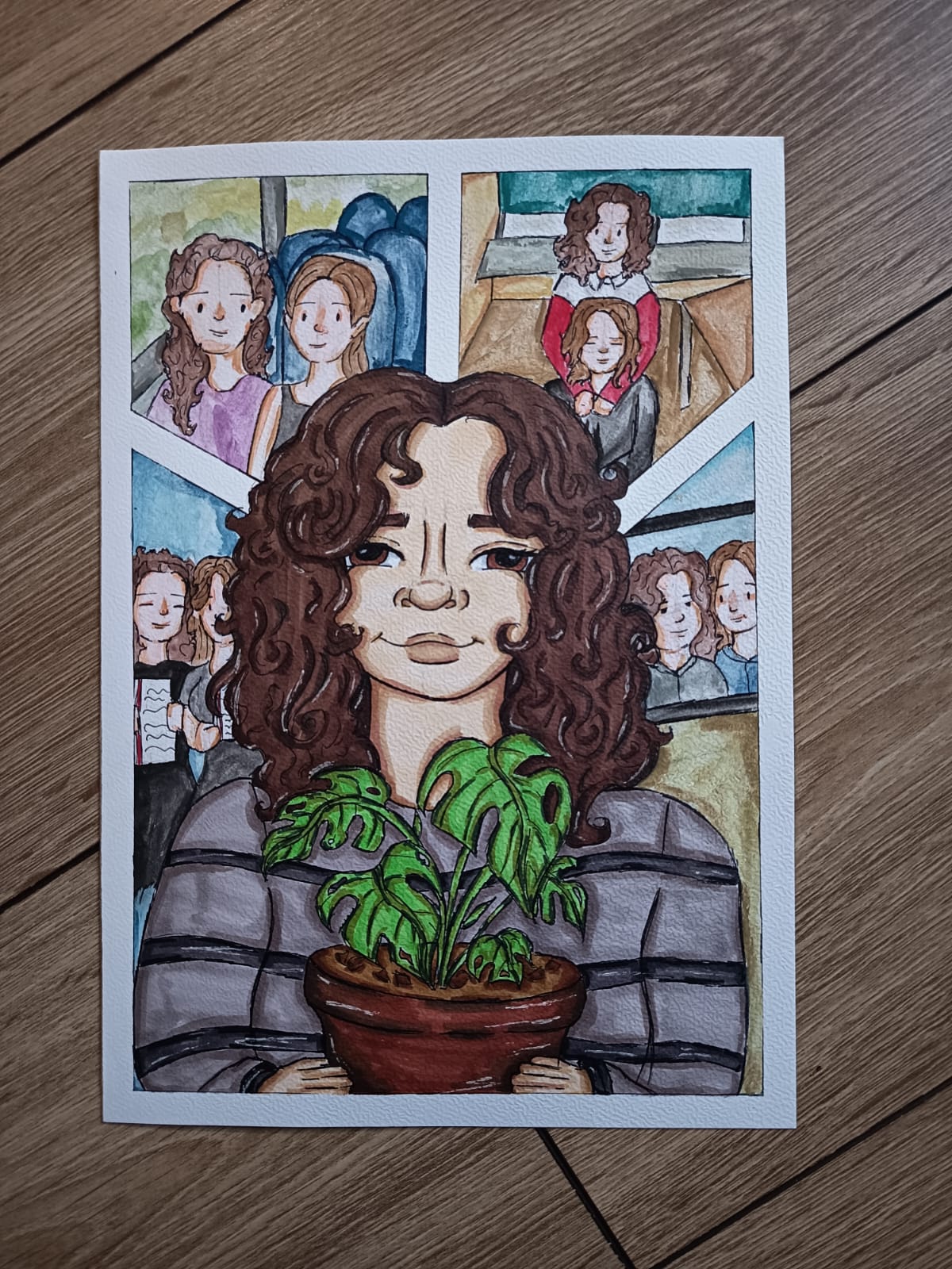 II miejsce w konkursie „PORTRET RODZINNY – portret bliskiej mi osoby”