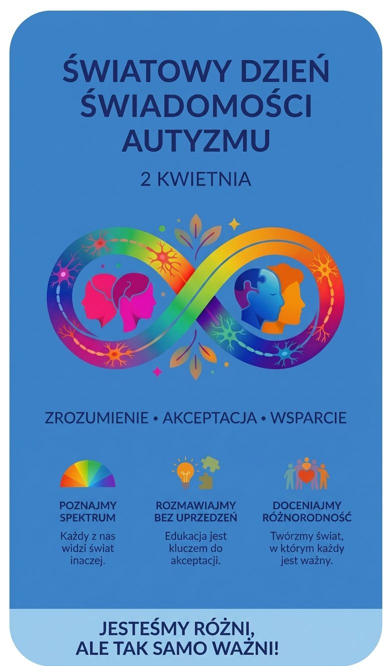 Światowy Dzień Świadomości Autyzmu – zrozumieć, zaakceptować, wspierać