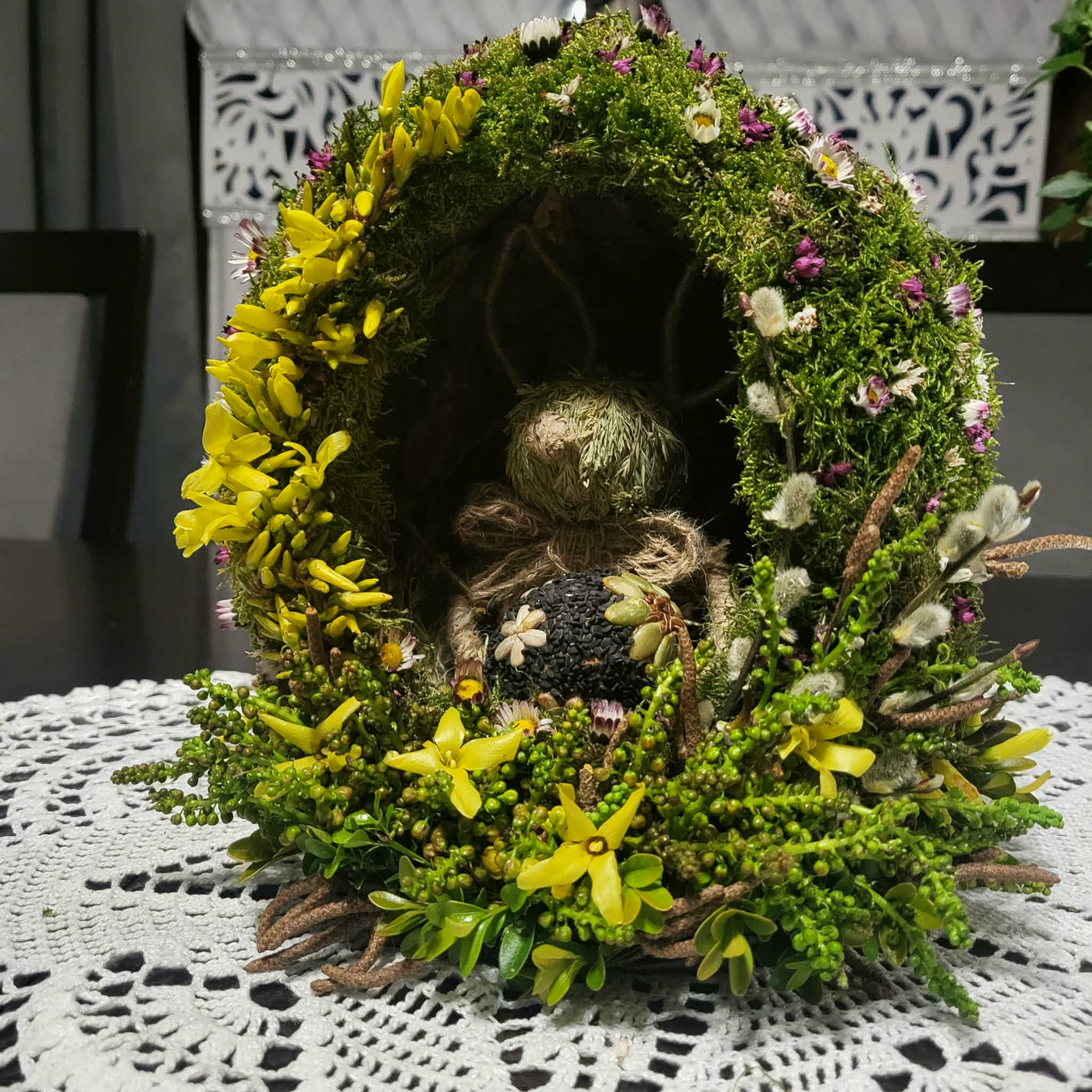 Laureatki konkursu ,,Ekologiczny Stroik Wielkanocny”