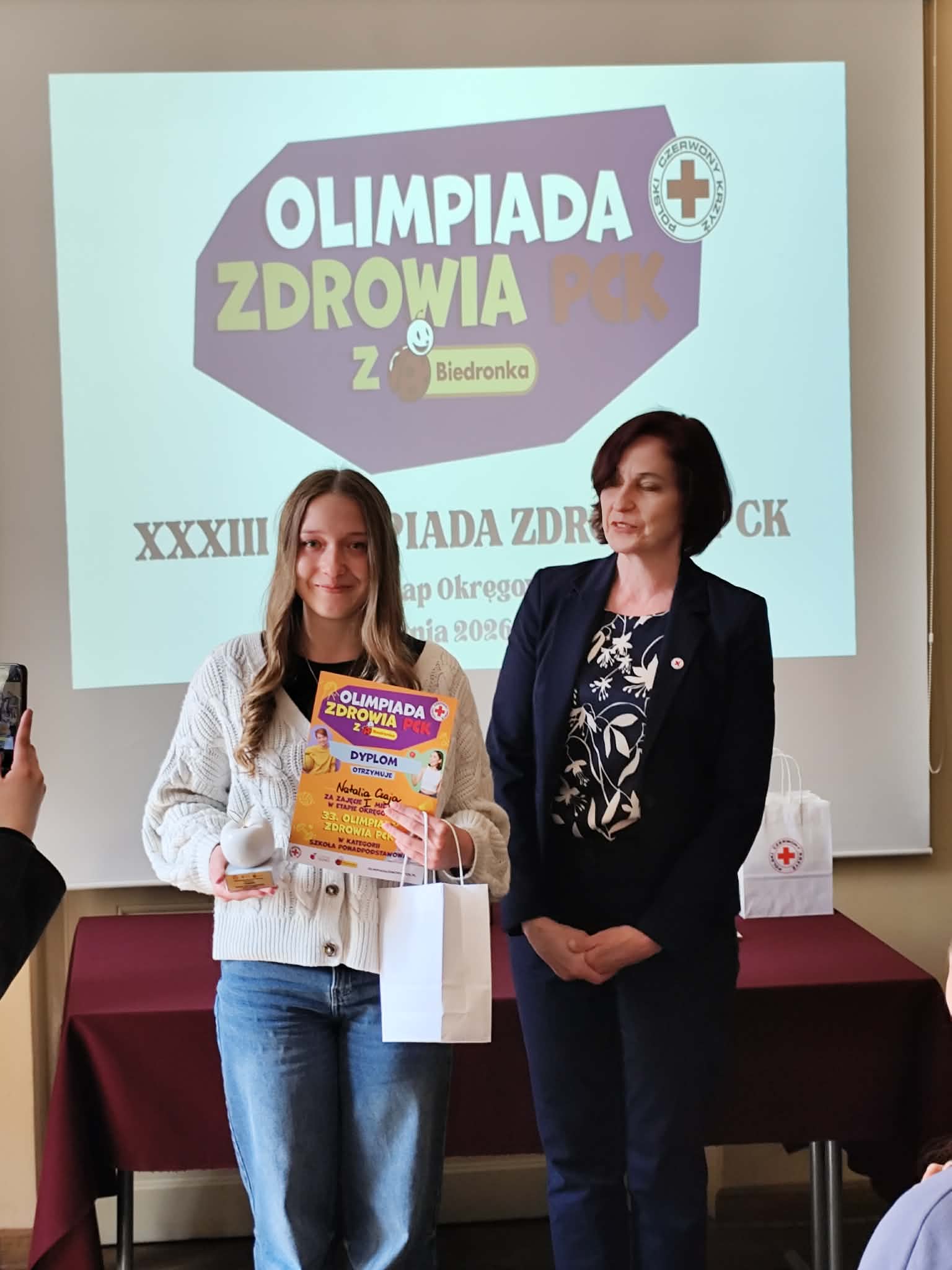 Natalia Czaja laureatką etapu okręgowego Olimpiady Zdrowia PCK