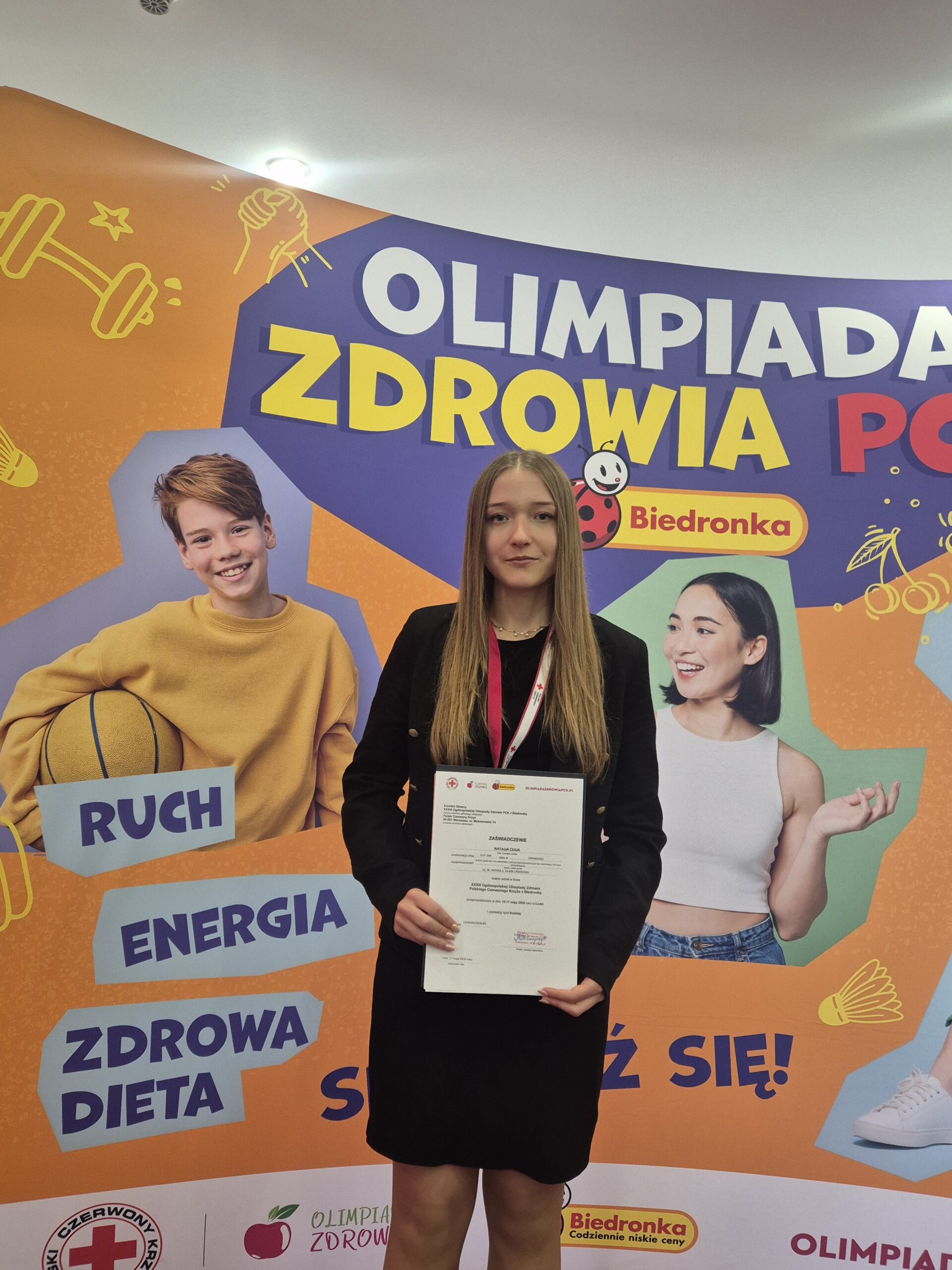 Natalia Czaja finalistką XXXIII Olimpiady Zdrowia PCK