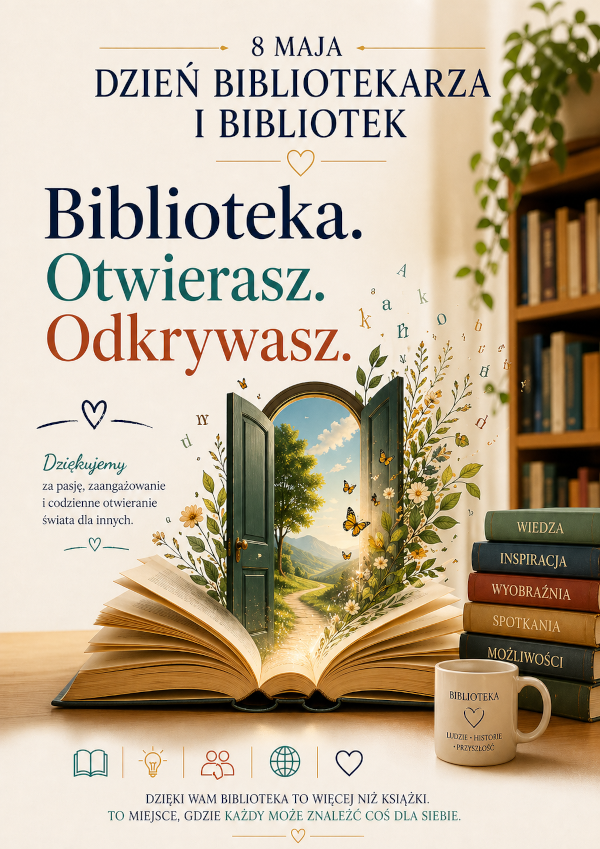 8 maja – święto pasji do książek
