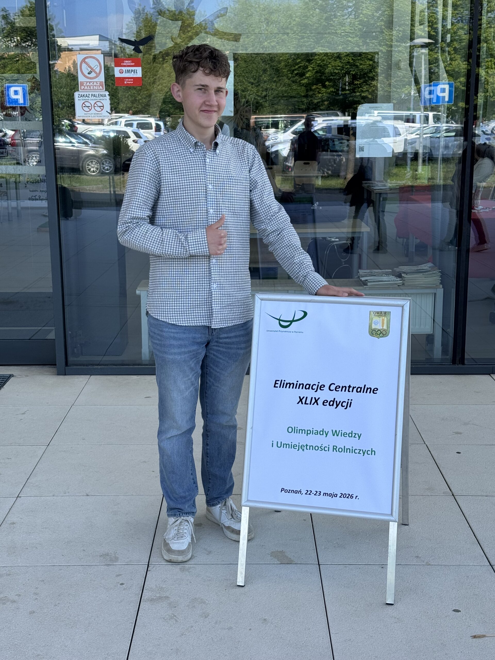 Szymon Dębski finalistą Olimpiady Wiedzy i Umiejętności Rolniczych