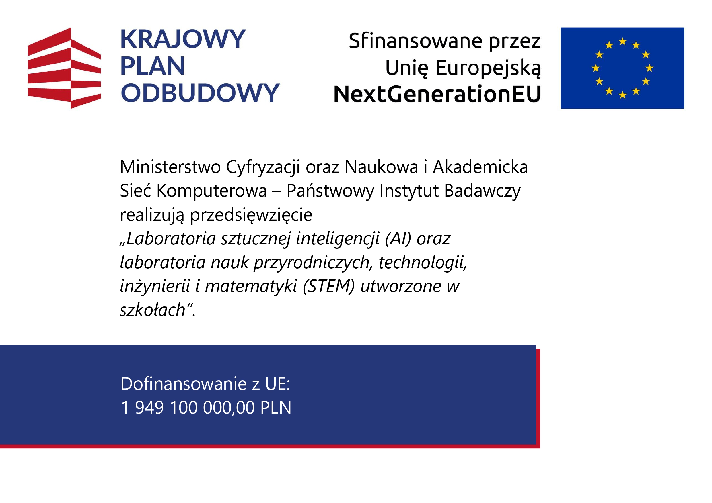 Zestawy do wyposażenia szkół w laboratoria sztucznej inteligencji (AI) dostarczone