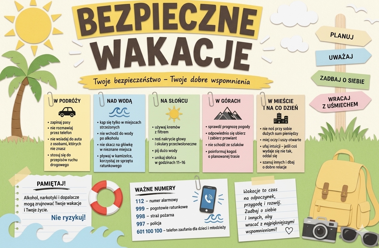 Bezpieczne wakacje