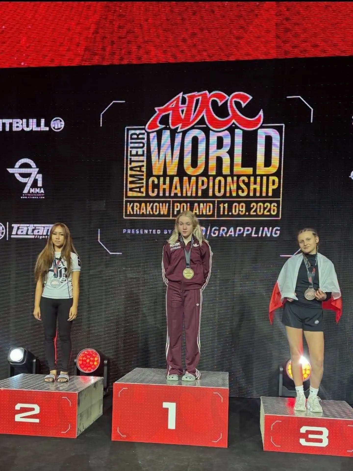 Brązowy medal Julii Wajdy na mistrzostwach świata ADCC w Krakowie