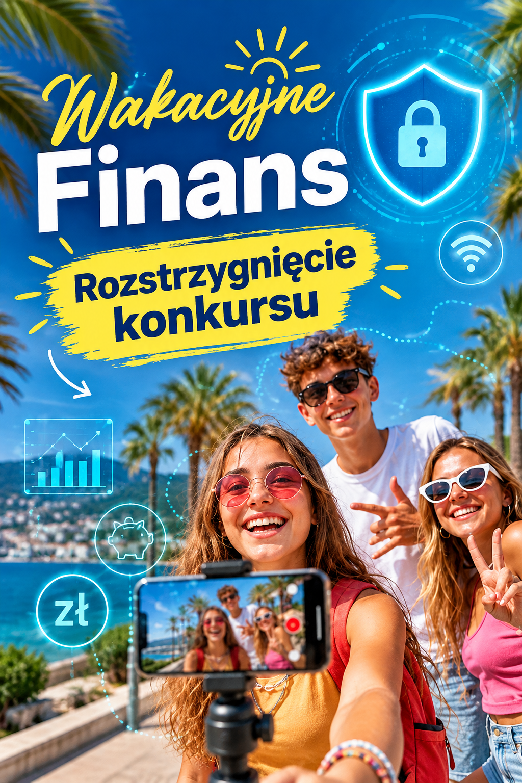 Wielki triumf naszych uczniów! I miejsce w Ogólnopolskim Konkursie „CyberGeniusz – Wakacyjne Finanse”
